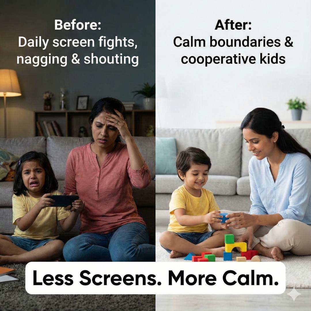 Keep Kids Away From Smartphones without Nagging or Shouting - A 7-Day Parenting Program | Just 15 minutes a day | Practical action steps | Lifetime access | Designed for busy parents