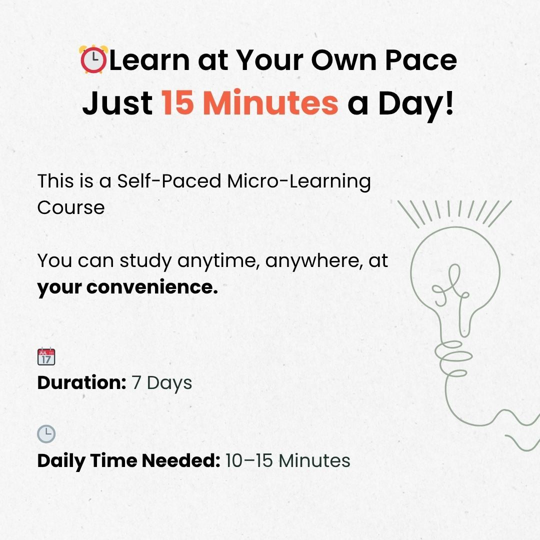 Learn to Create High-Converting Ads, Reels & Creatives that Sell in Just 15 Minutes a Day - A practical 7-day NO UPSELL course for anyone who want results, not theory | Lifetime Access | Self Paced