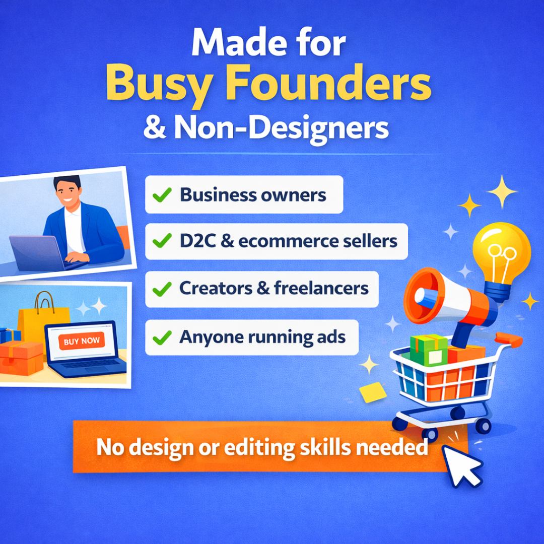 Learn to Create High-Converting Ads, Reels & Creatives that Sell in Just 15 Minutes a Day - A practical 7-day NO UPSELL course for anyone who want results, not theory | Lifetime Access | Self Paced